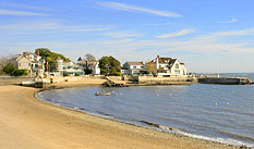 Homes on the Long Island Sound at Pine Point, Rowayton